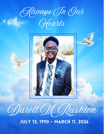 Darell Mandela Rushton Obituary
